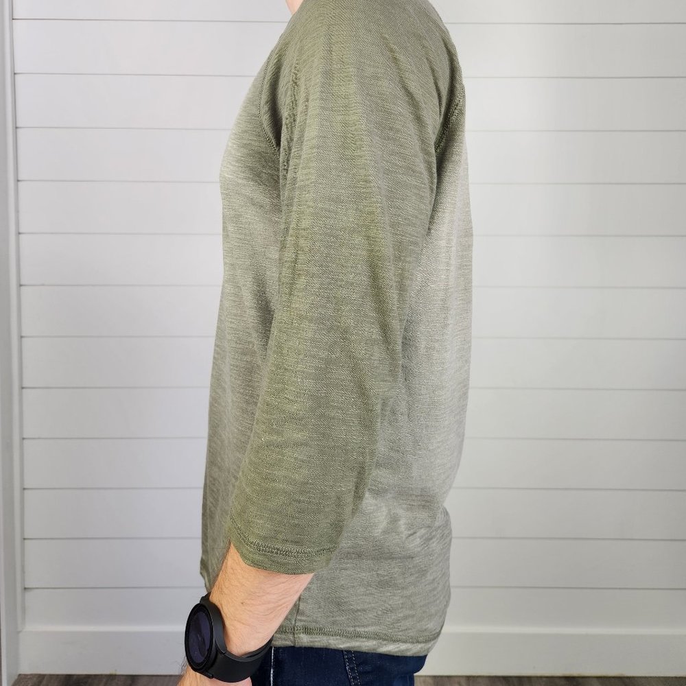 Express | Raglan Baseball | Ribbed | Men's | Medium - Picture 3 of 8